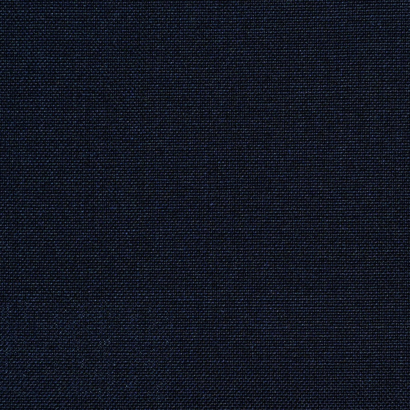 Navy Blue Wool & Polyester Suiting