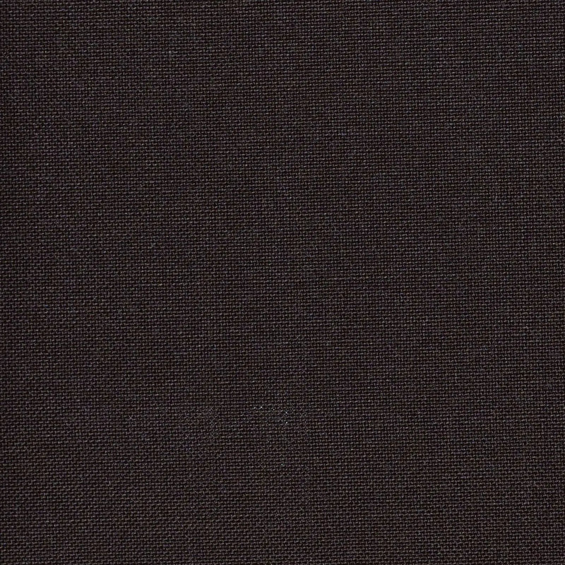 Dark Brown Wool & Polyester Suiting