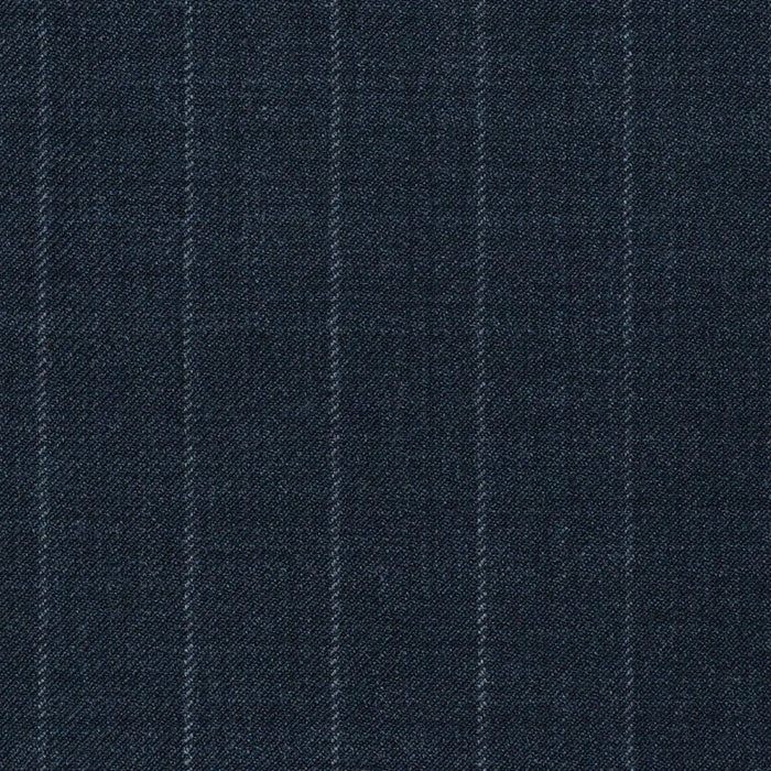 Charcoal Grey Chalkstripe Super 120's All Wool Suiting