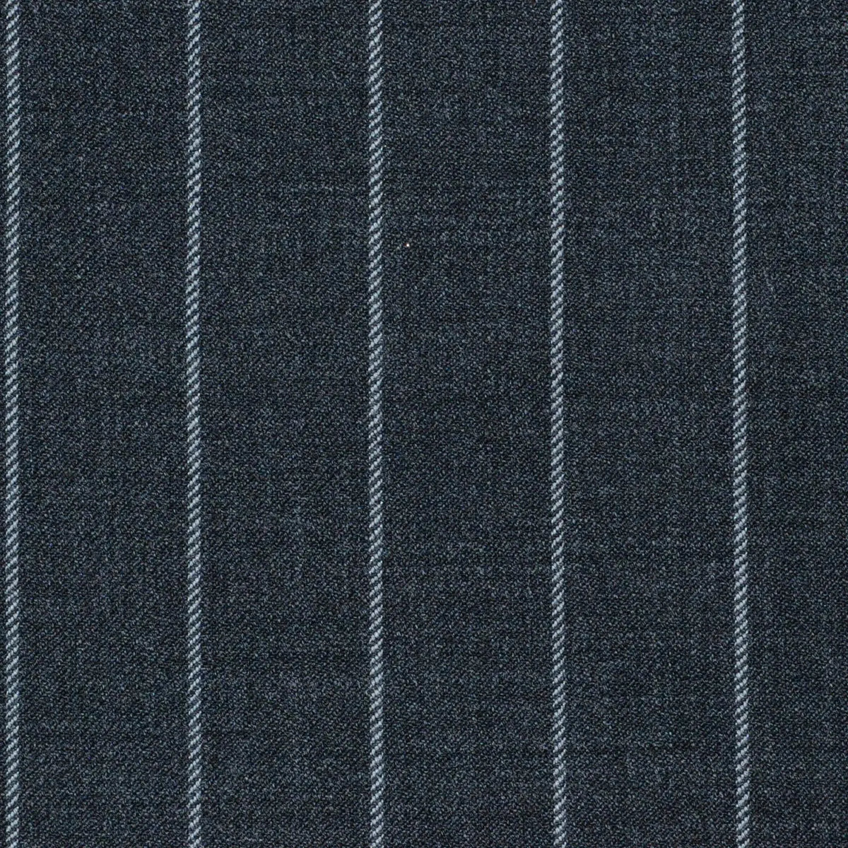 Grey Rope Stripe Super 120's All Wool Suiting