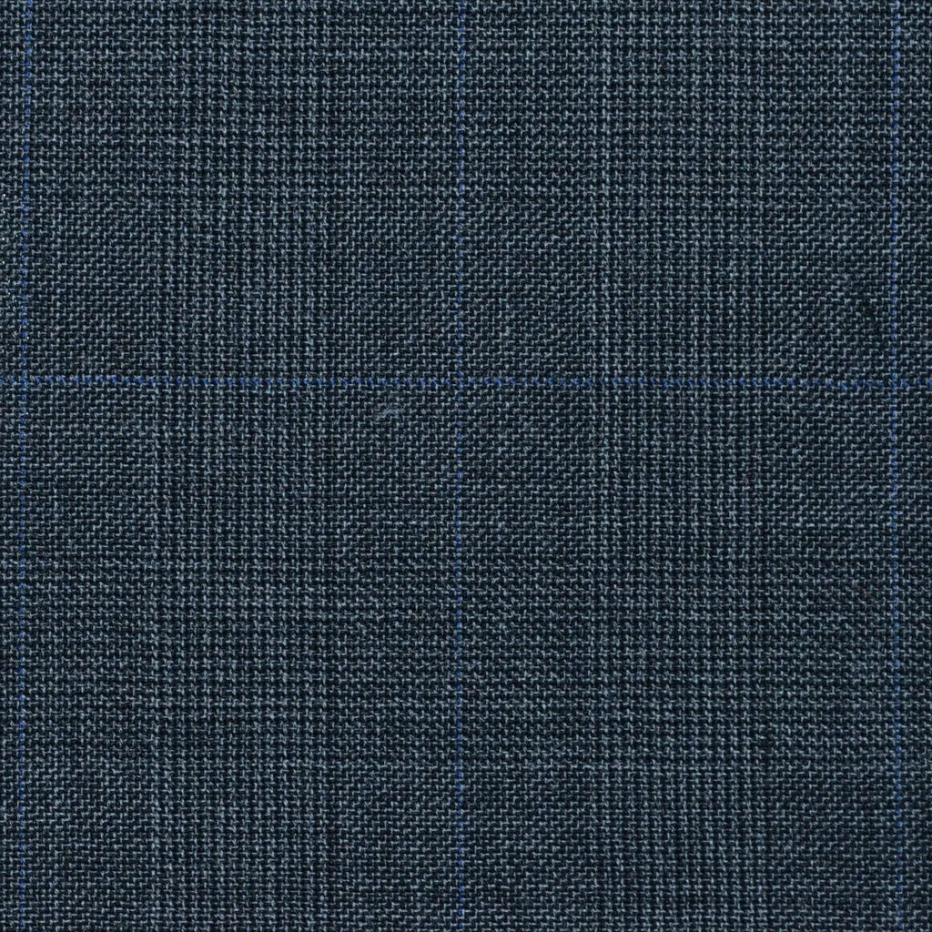 Grey Prince of Wales Super 120's All Wool Suiting