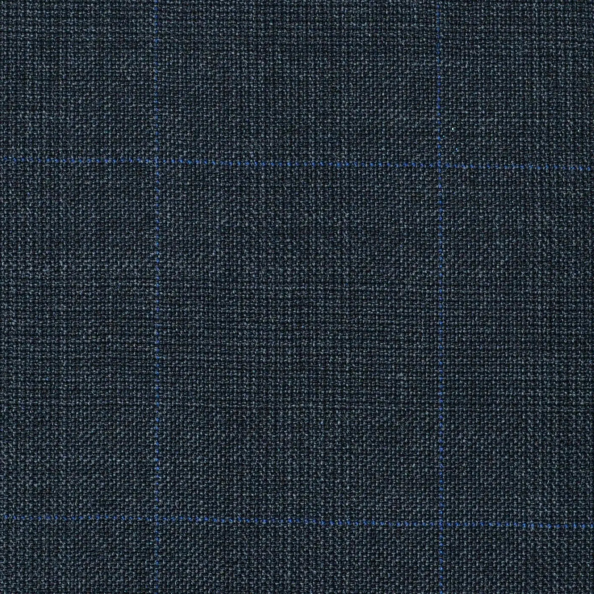 Dark Grey Prince of Wales Super 120's All Wool Suiting