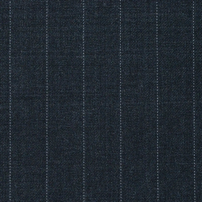 Grey Pinstripe Super 120's All Wool Suiting