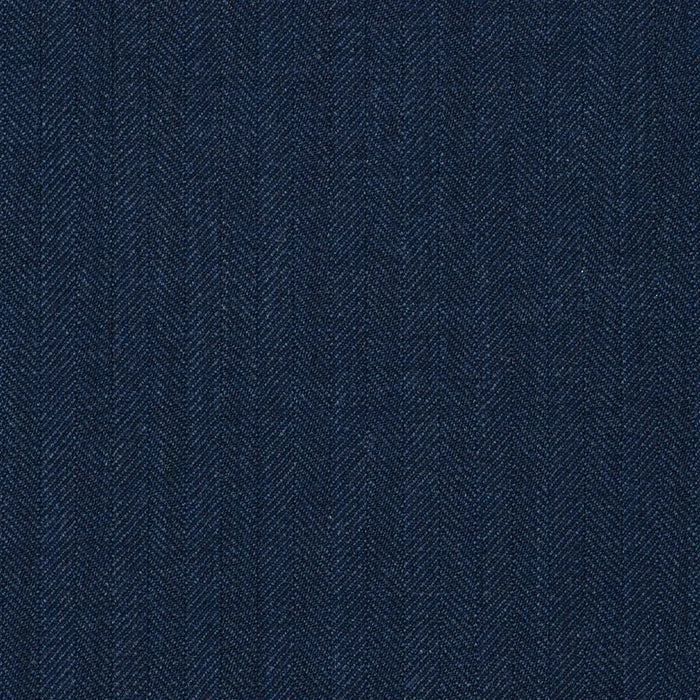 Blue/Grey Herringbone Super 120's All Wool Suiting