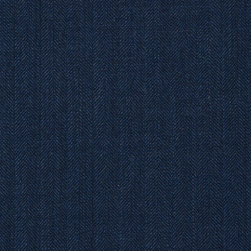 Blue/Grey Herringbone Super 120's All Wool Suiting