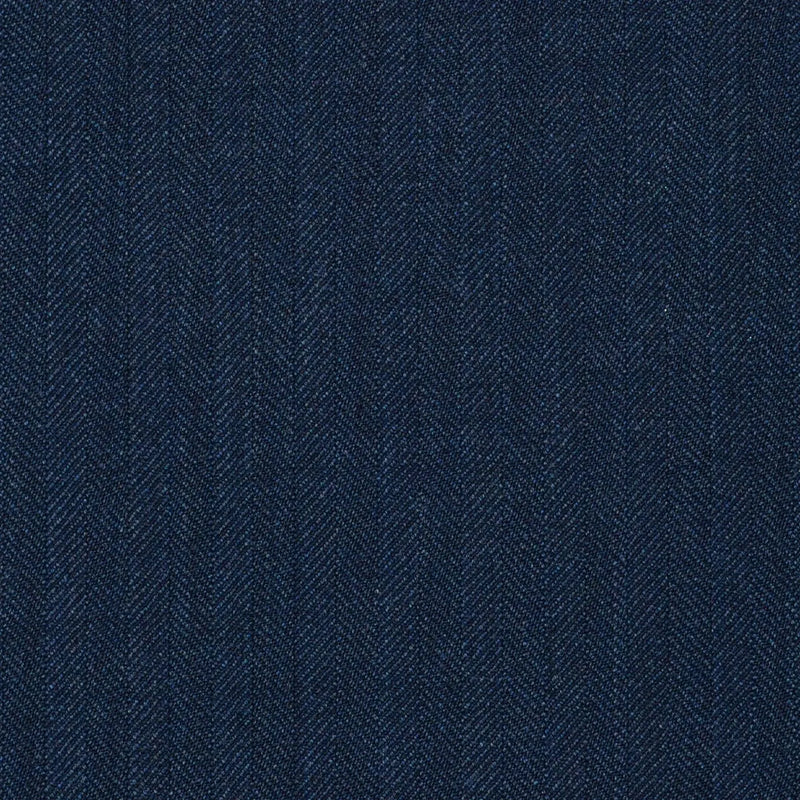 Medium Blue/Grey Herringbone Super 120's All Wool Suiting