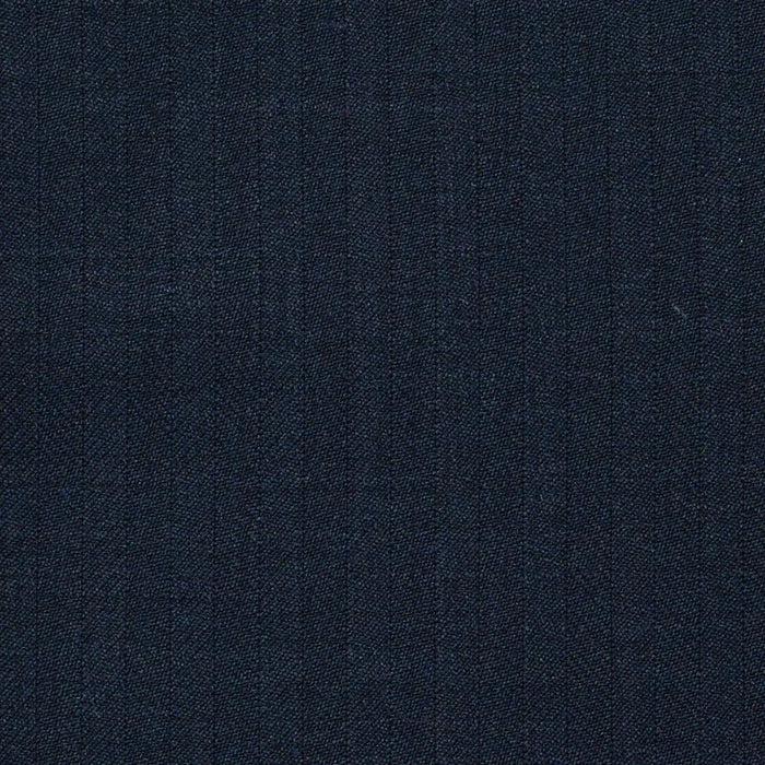 Navy Blue Herringbone Super 120's All Wool Suiting