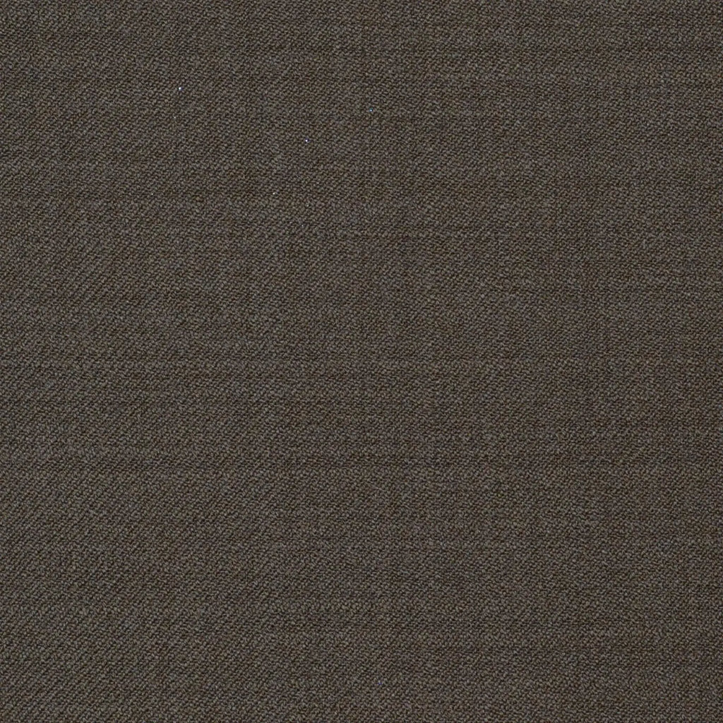 Medium Brown Plain Twill Super 120's All Wool Suiting