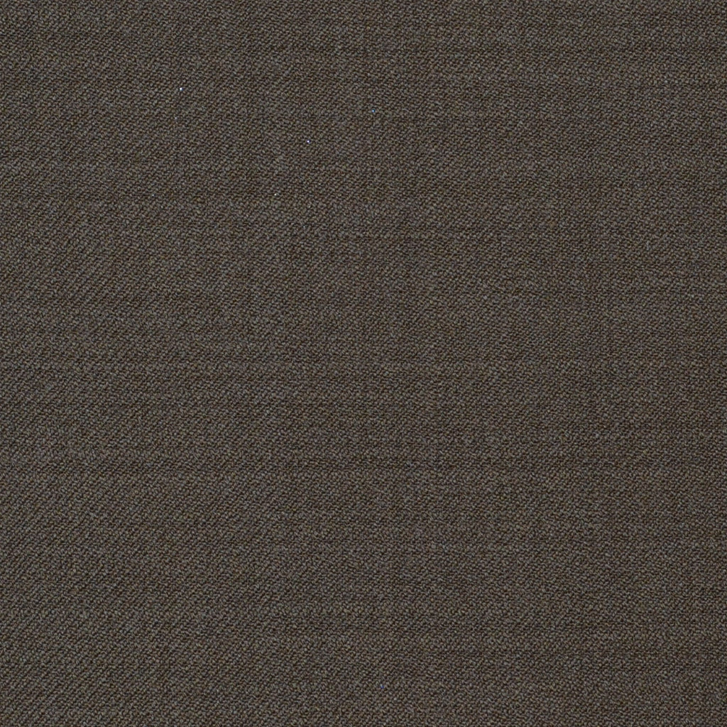 Medium Brown Plain Twill Super 120's All Wool Suiting
