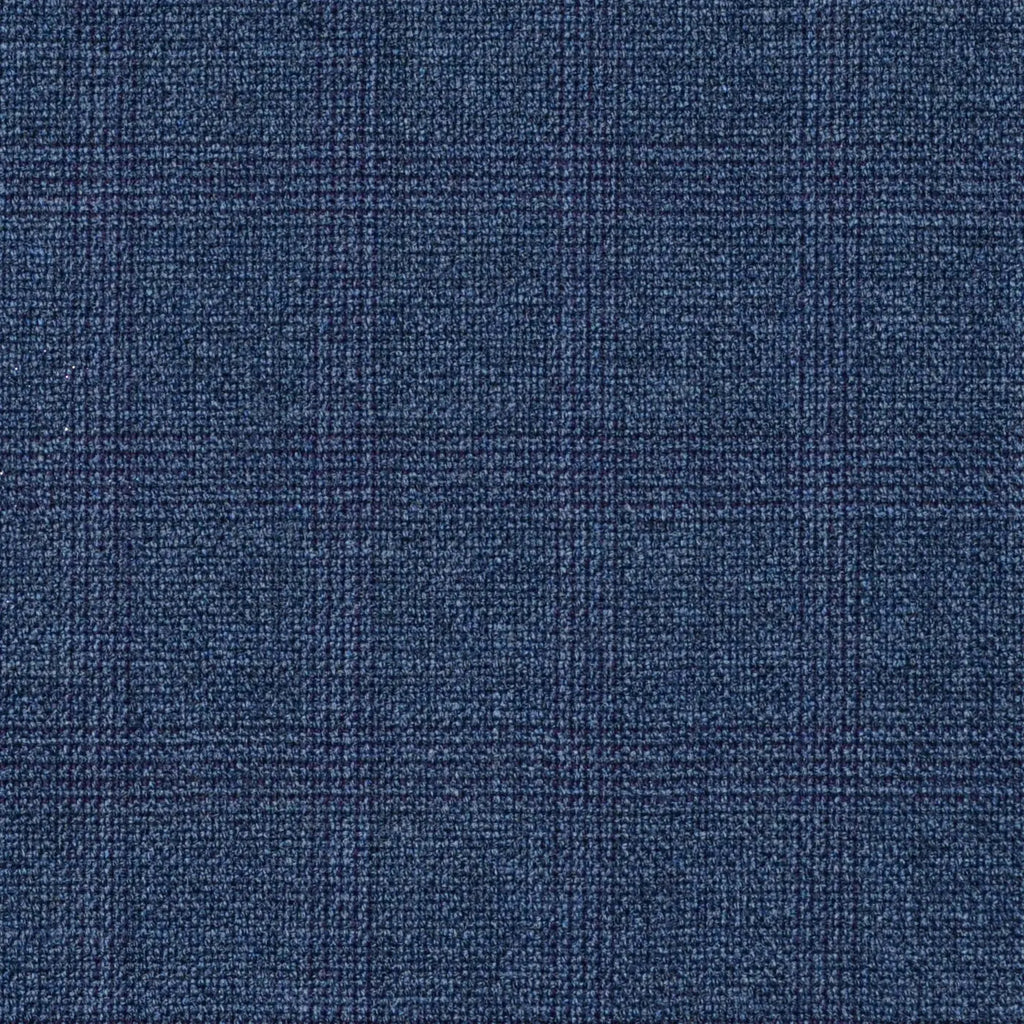 Blue Grey Multi Check Super 120's All Wool Suiting