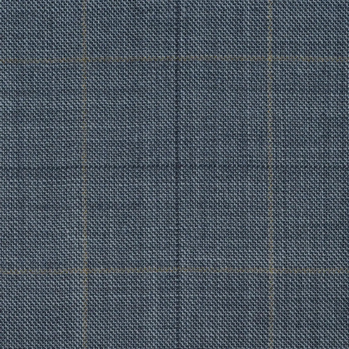 Grey with Fawn Multi Check Super 120's All Wool Suiting