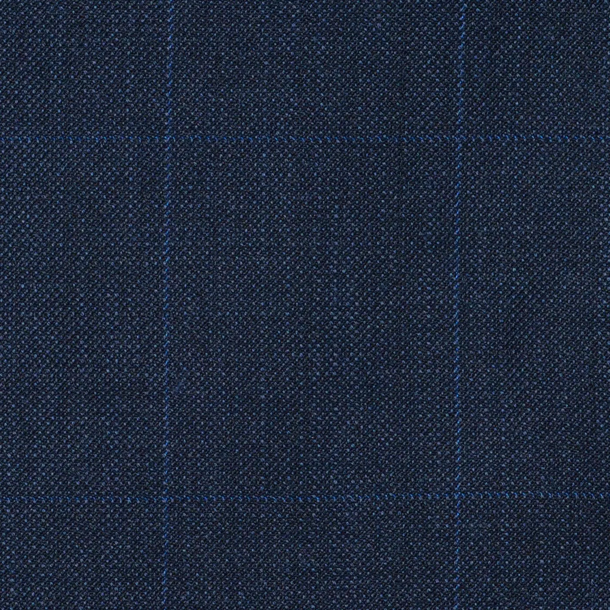 Blue Sharkskin Check Super 120's All Wool Suiting