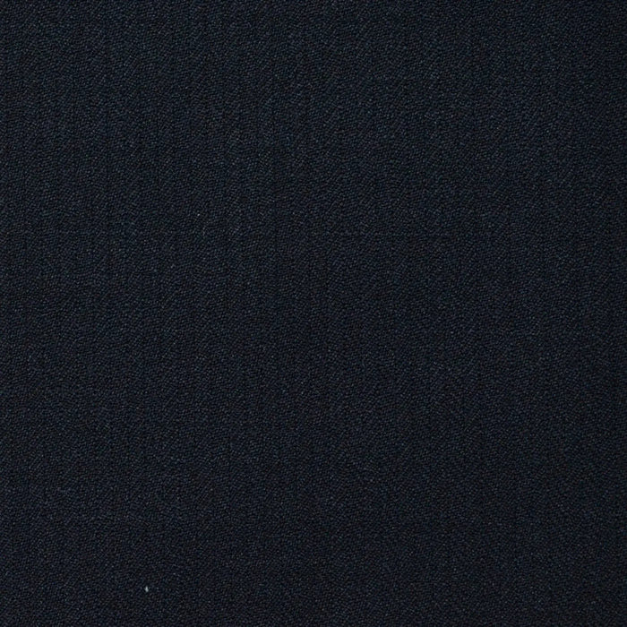 Dark Navy Narrow Herringbone Super 120's All Wool Suiting