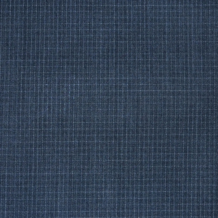 Medium Grey with Small White Multicheck Super 120's All Wool Suiting