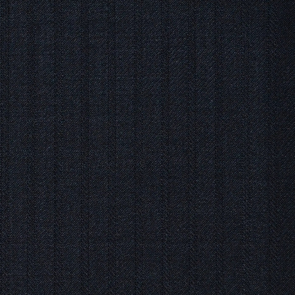 Black with Muted 1/4" Self Stripe Super 120's All Wool Suiting