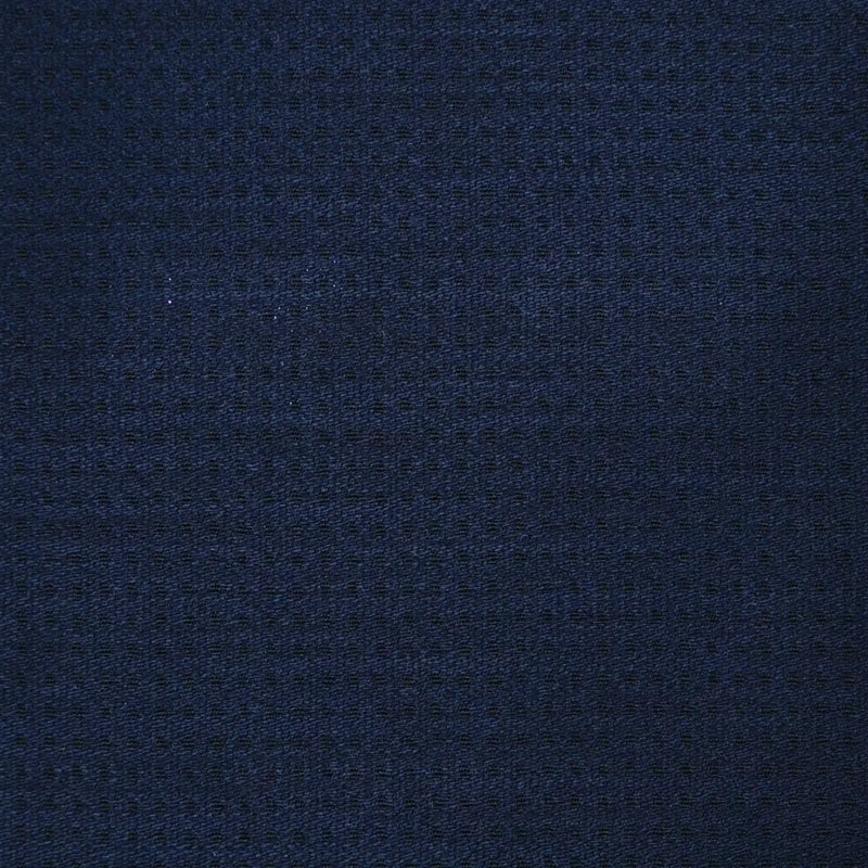 Navy Blue with Muted 1/8" Self Check Super 120's All Wool Suiting