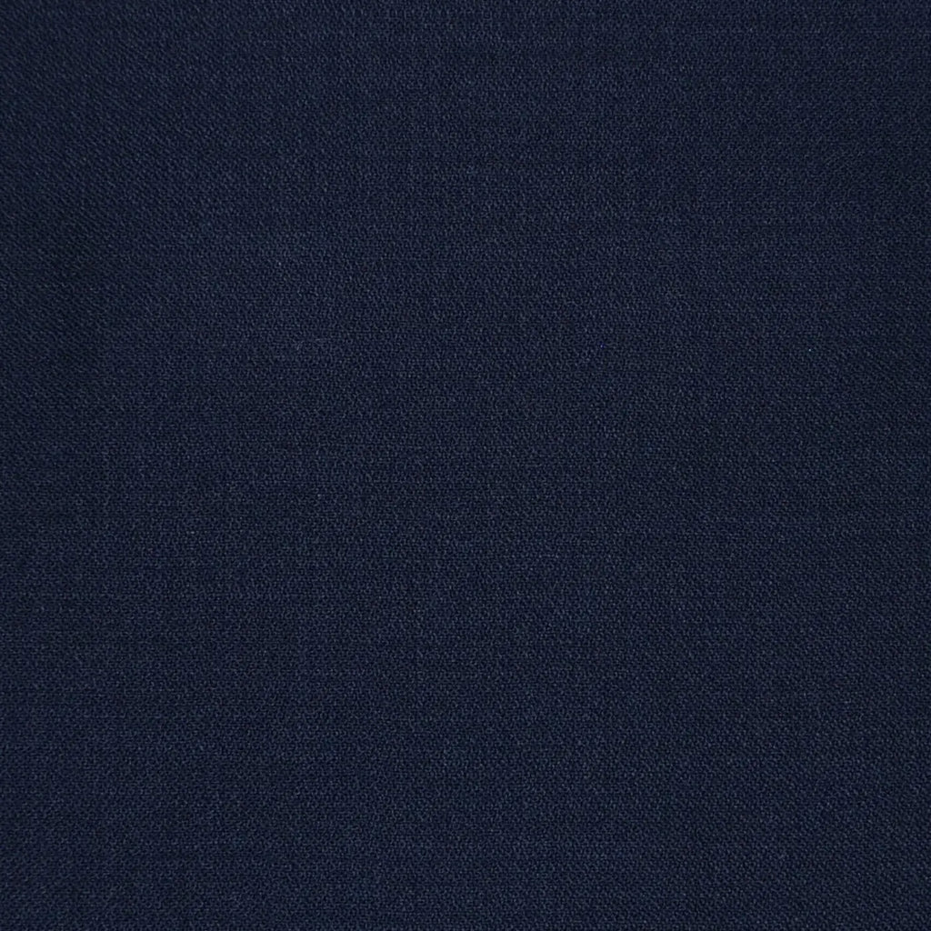 Dark Navy Blue Faille Super 120's All Wool Suiting