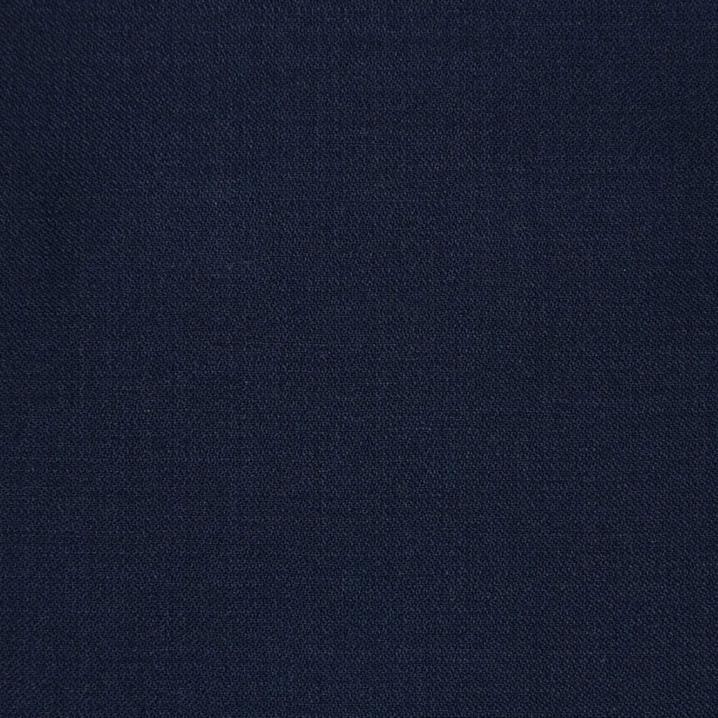 Dark Navy Blue Faille Super 120's All Wool Suiting