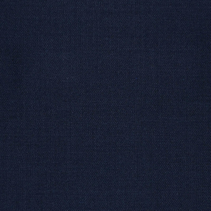 Dark Navy Blue Faille Super 120's All Wool Suiting