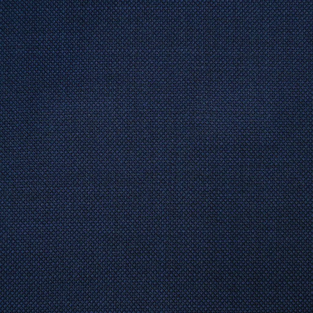Bright Navy Blue Birdseye Super 120's All Wool Suiting