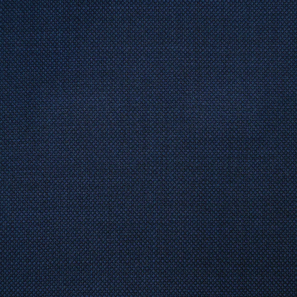 Bright Navy Blue Birdseye Super 120's All Wool Suiting