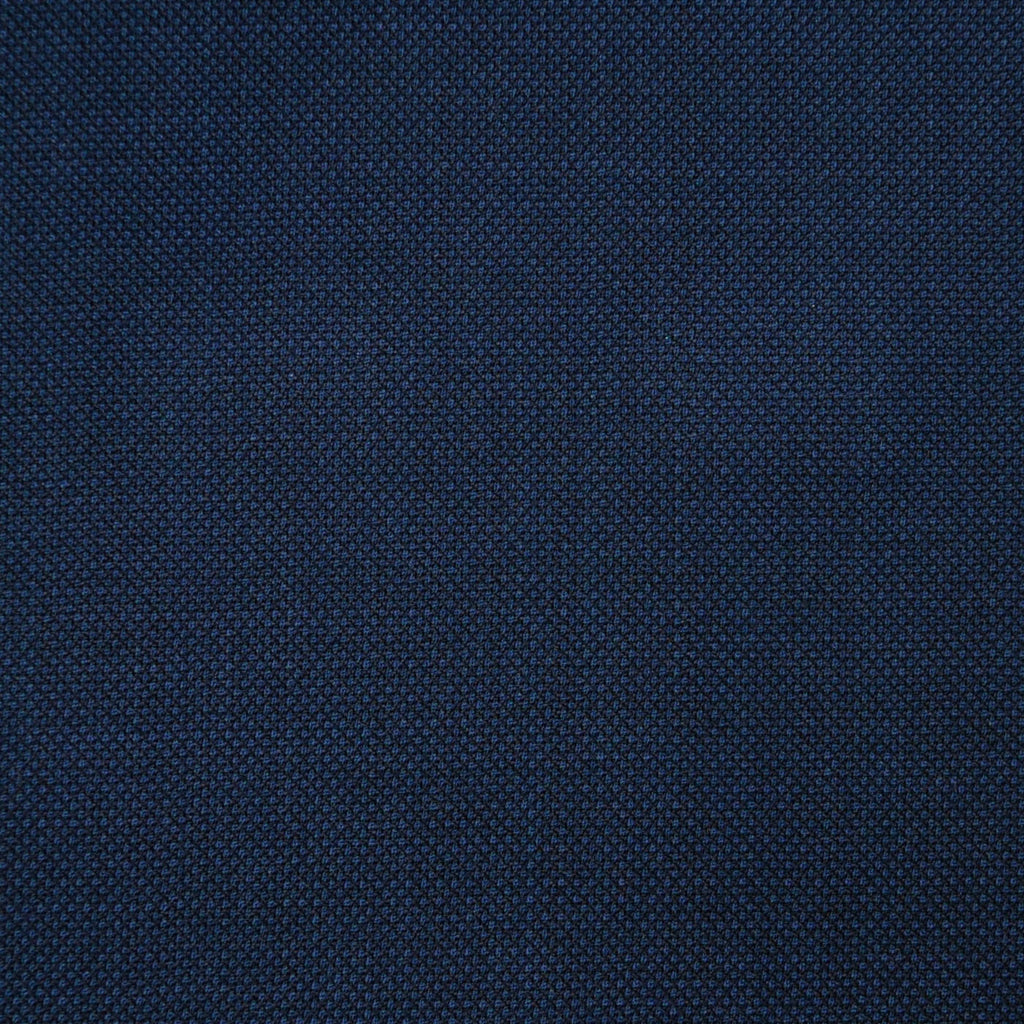 Bright Navy Blue Birdseye Super 120's All Wool Suiting