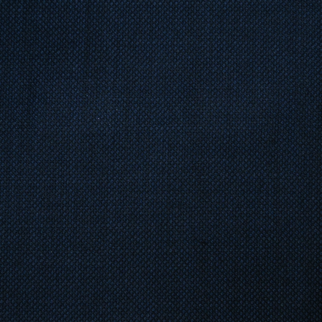 Dark Navy Blue Birdseye Super 120's All Wool Suiting