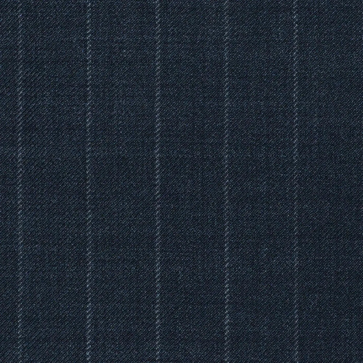 Dark Grey 1/2" Muted Chalk Stripe Super 120's All Wool Suiting