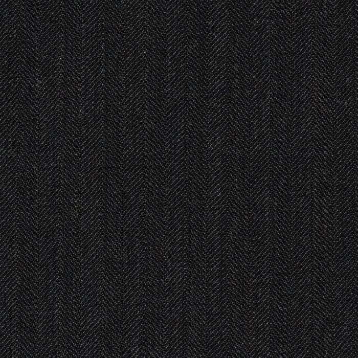 Dark Brown Herringbone Super 120's All Wool Suiting