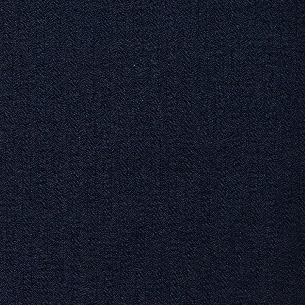 Bright Navy Blue Narrow Herringbone Super 120's All Wool Suiting