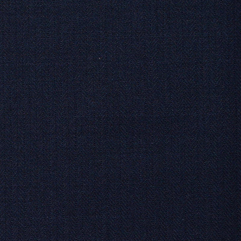 Bright Navy Blue Narrow Herringbone Super 120's All Wool Suiting