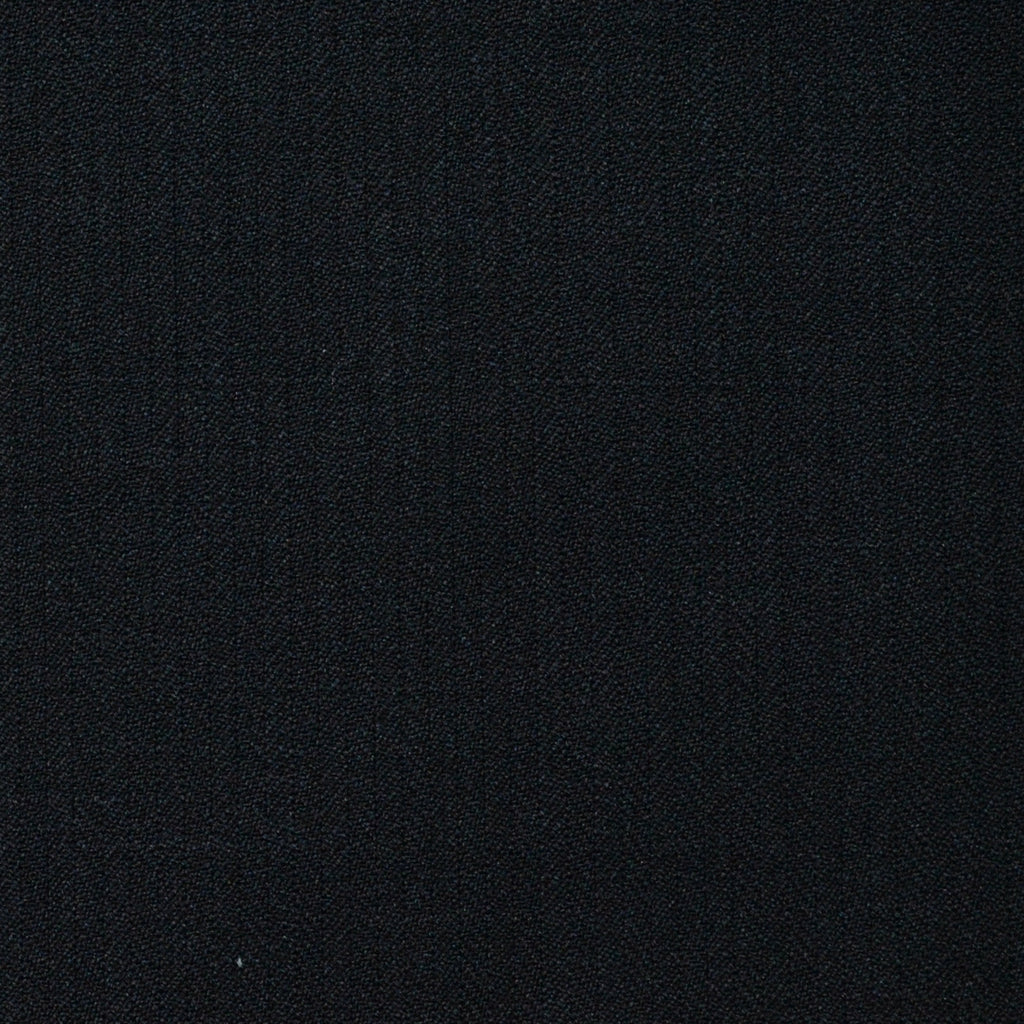 Black Narrow Herringbone Super 120's All Wool Suiting