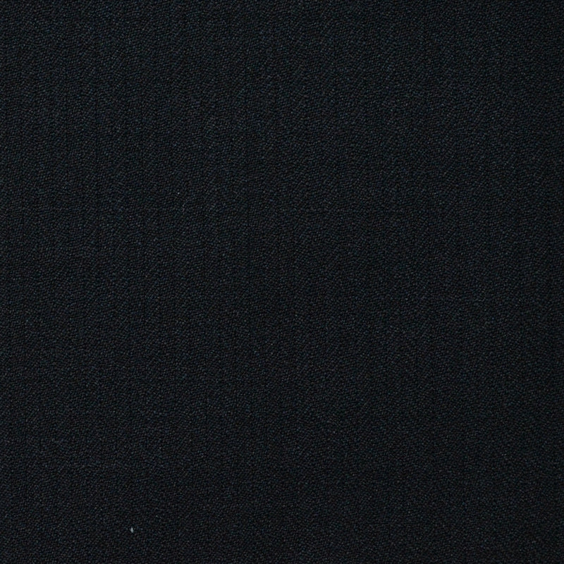 Black Narrow Herringbone Super 120's All Wool Suiting