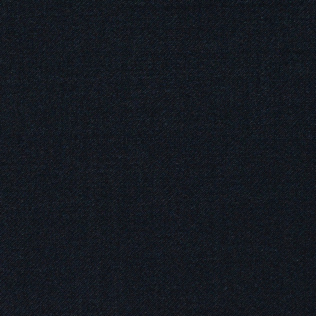 Black Plain Twill Super 120's All Wool Suiting