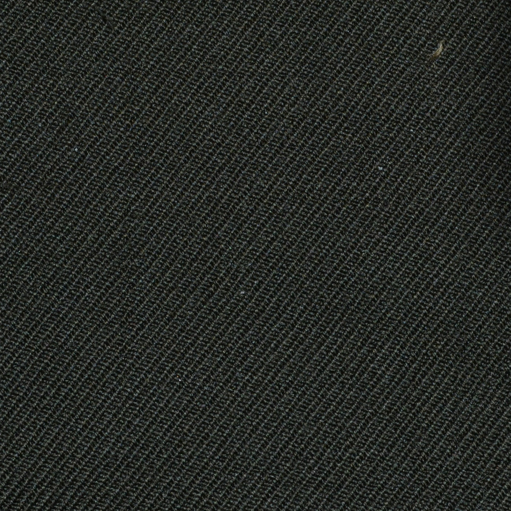 Dark Olive Green Cavalry Twill Pure New Wool Suiting
