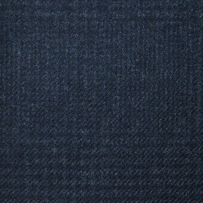 Charcoal Prince of Wales Check Lambswool & Cashmere Jacketing