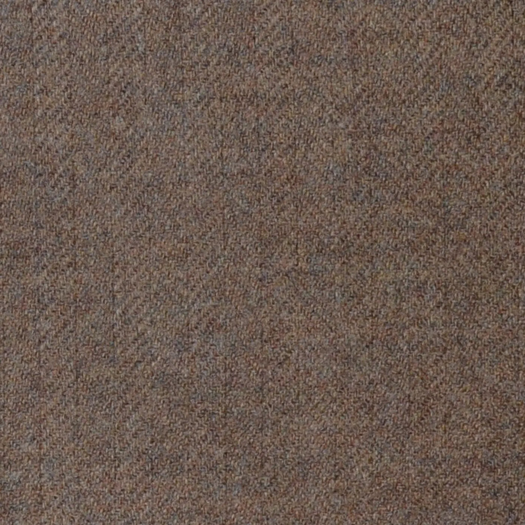 Tan Herringbone Lambswool & Cashmere Jacketing