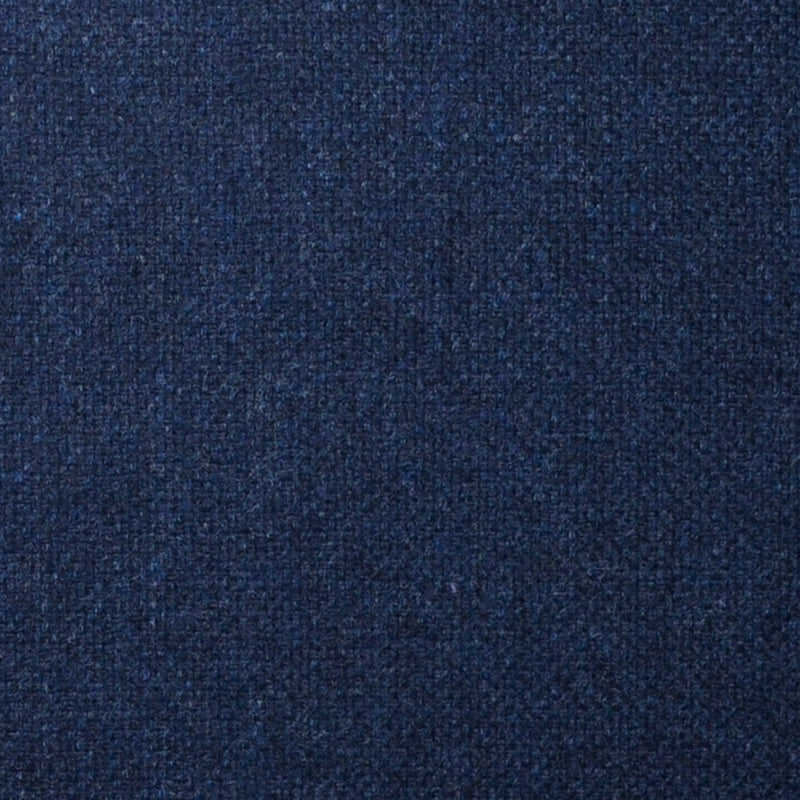 Navy Blue and Black Barley Corn Lambswool & Cashmere Jacketing