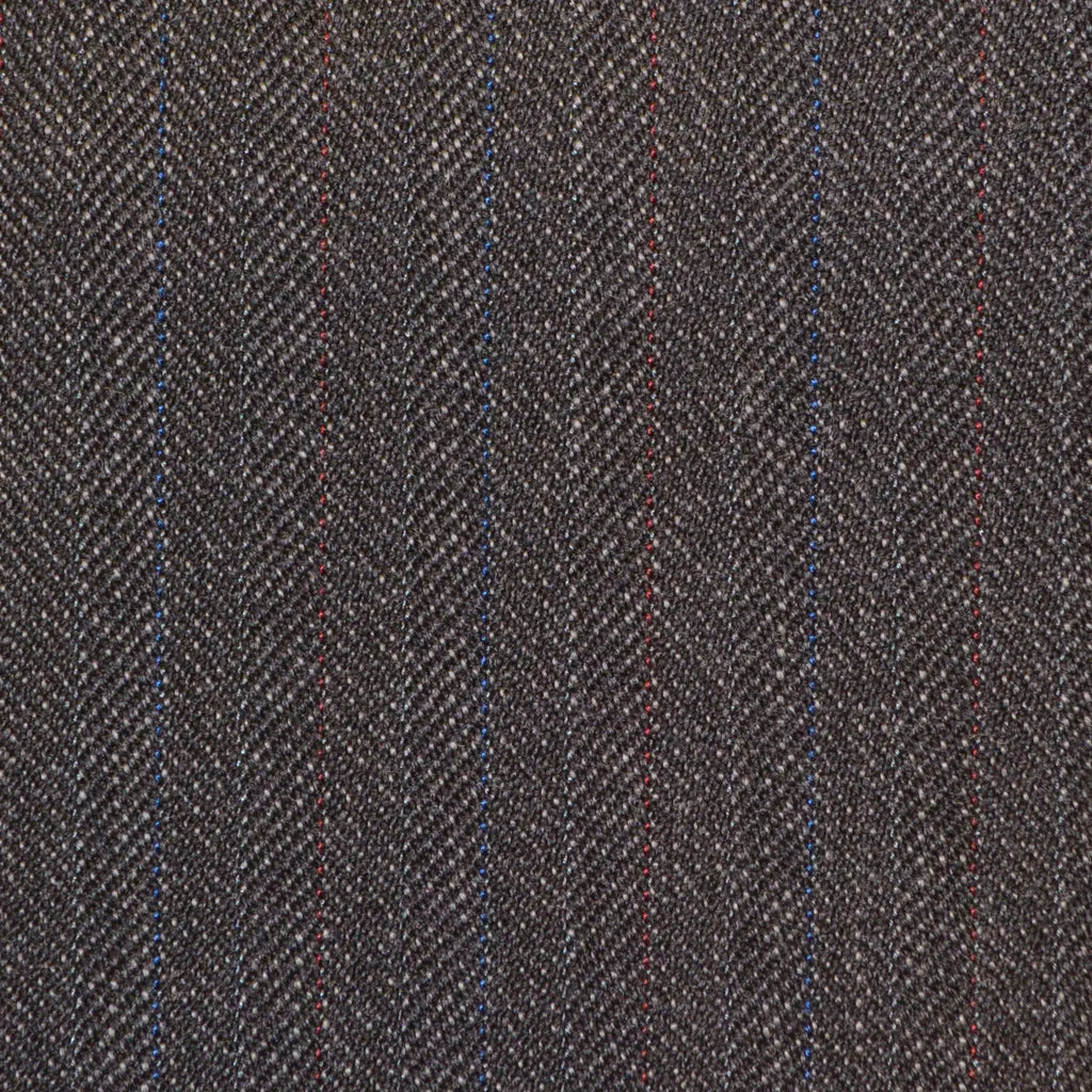 Dark Grey with Subtle Herringbone Twist Suiting