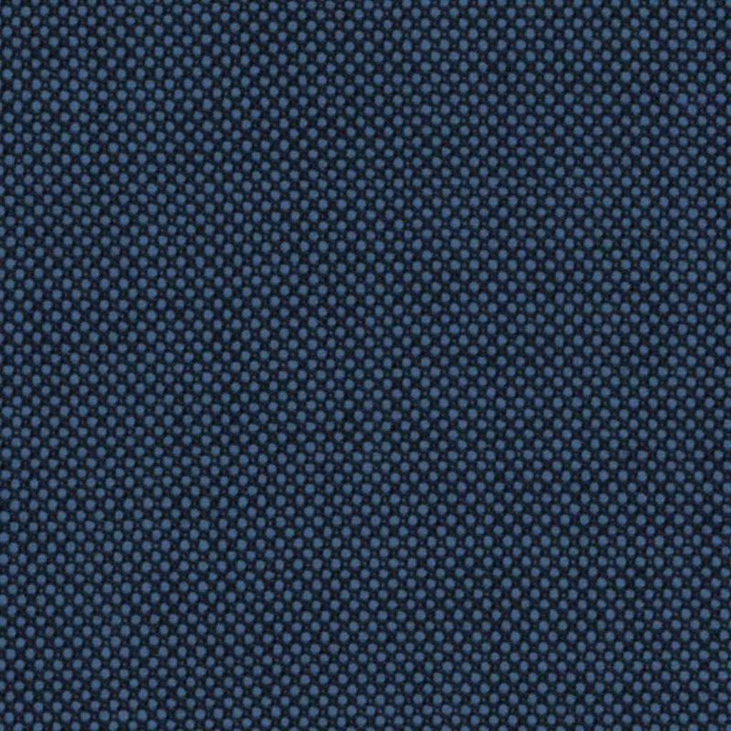 Medium Blue Birdseye Super 140's All Wool Suiting By Holland & Sherry