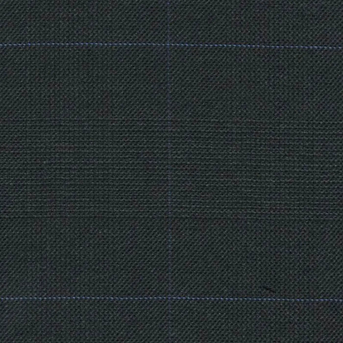 Dark Grey Glen Check Super 140's All Wool Suiting By Holland & Sherry