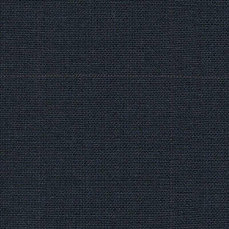 Navy Blue Glen Check Super 140's All Wool Suiting By Holland & Sherry