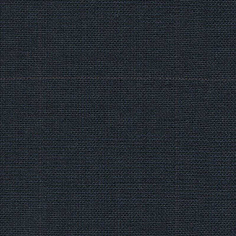 Navy Blue Glen Check Super 140's All Wool Suiting By Holland & Sherry