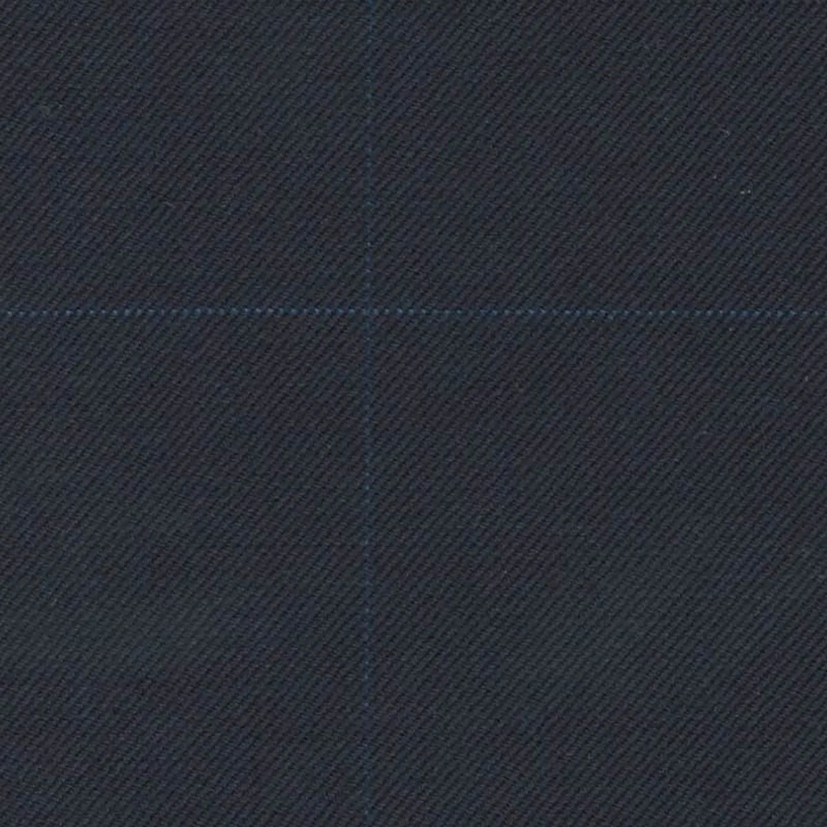 Navy Blue with Royal Blue Pin Dot Window Pane Check Super 140's All Wool Suiting By Holland & Sherry