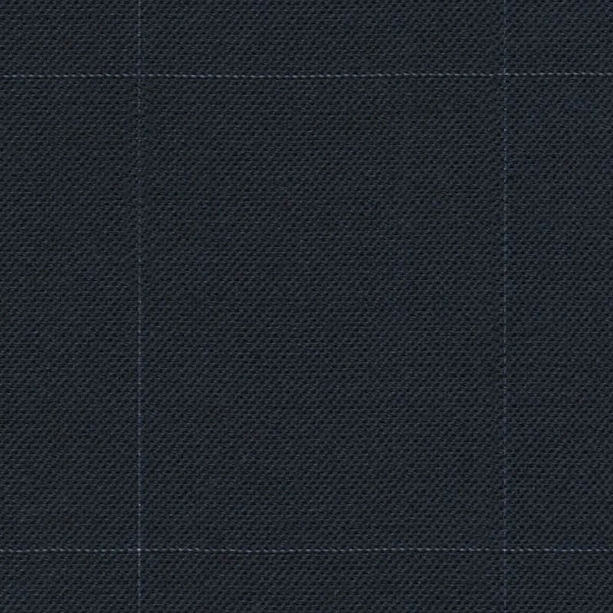 Navy Sharkskin Window Pane Check Super 140's All Wool Suiting By Holland & Sherry