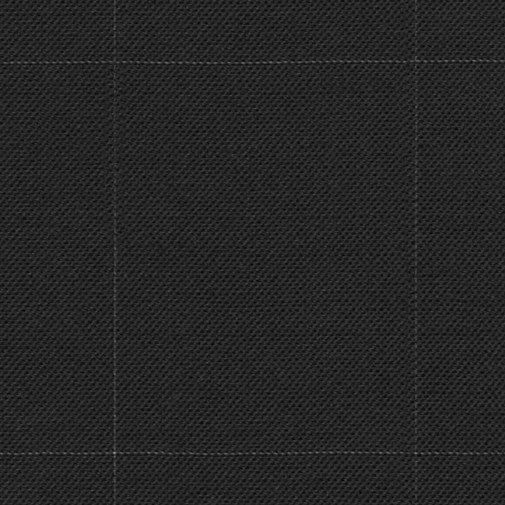 Dark Grey Sharkskin Window Pane Check Super 140's All Wool Suiting By Holland & Sherry