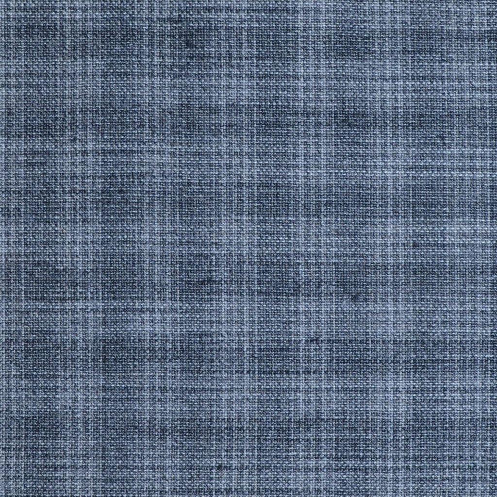 Medium Grey Small Check Super 120's Wool Italian Suiting - 3.50 Metres