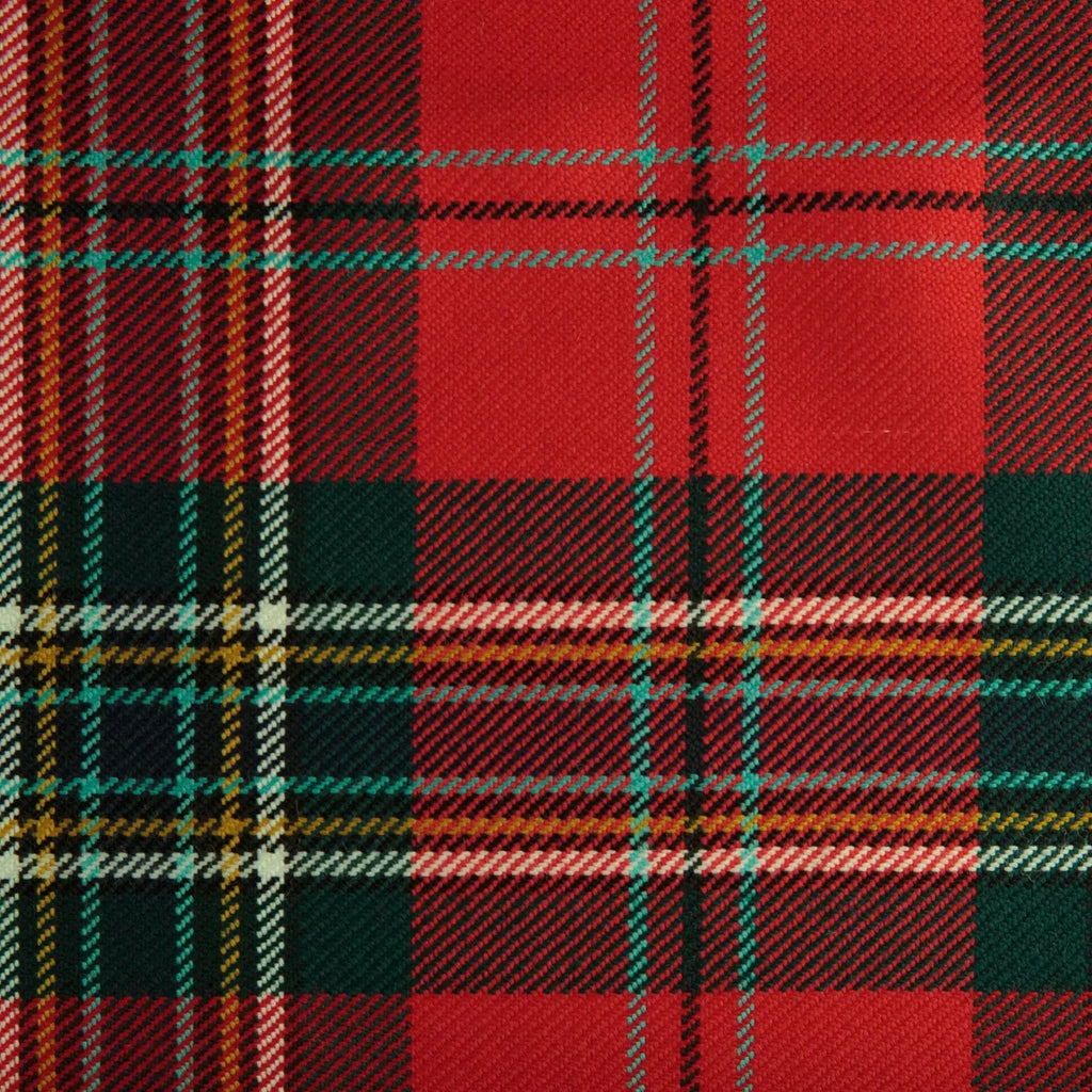 Maclean Of Duart Modern Red All Wool Heavy Weight Tartan