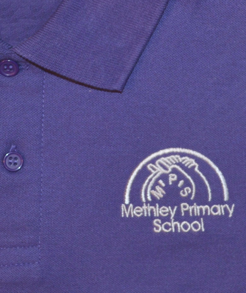 Methley Primary School Purple Polo Shirt Bundle 8
