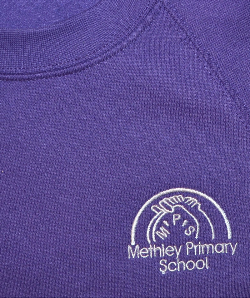 Methley Primary School Purple Sweatshirt Jumper